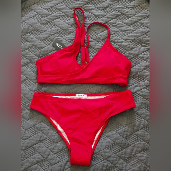 Bikini Red Large New With Tags - Picture 2 of 7